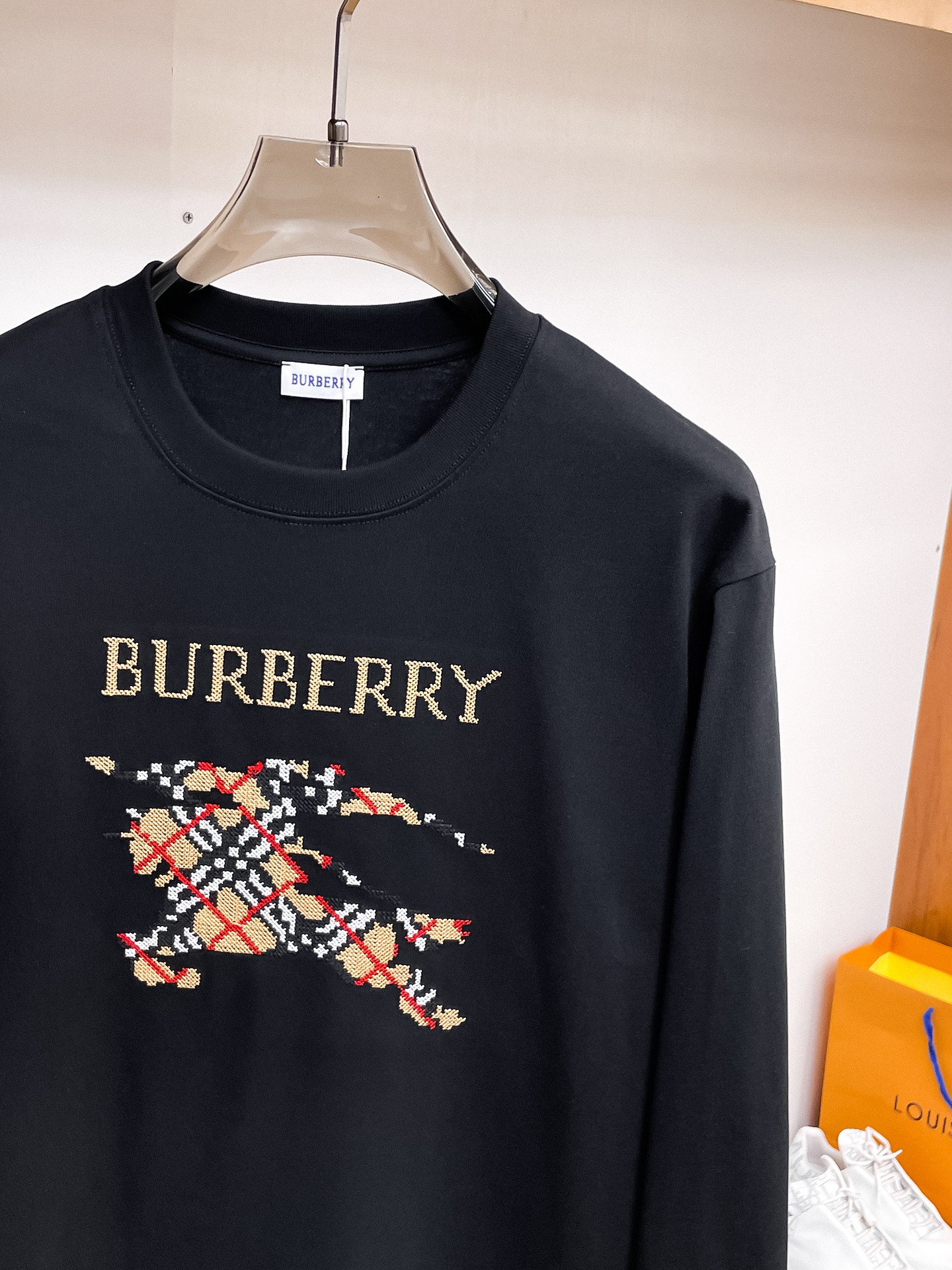 1022 4G Blue Print Sweatshirt