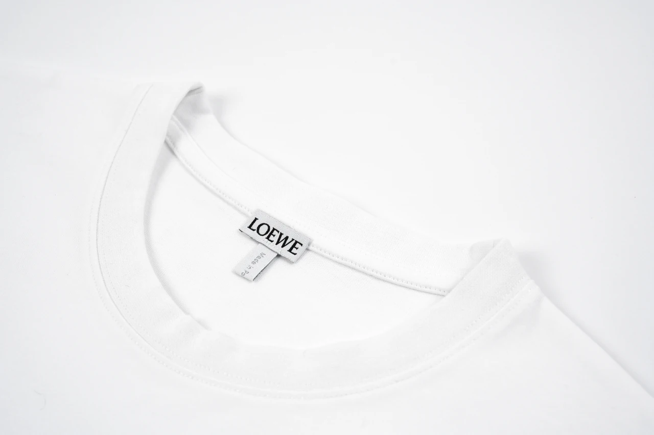 LOEWE White Pocket Logo Embroidered T-Shirt product photo from LabelPicks