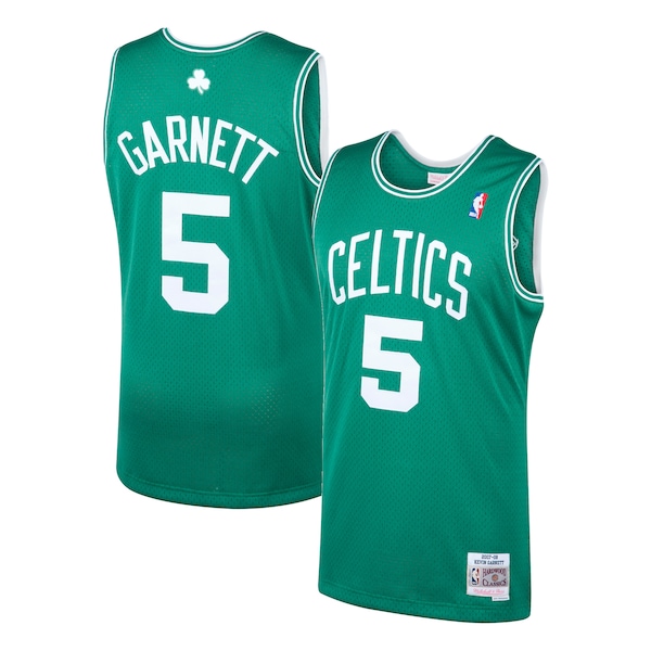 Kevin Garnett Boston Celtics  2001/02 Hardwood Classics Swingman Jersey - Kelly Green