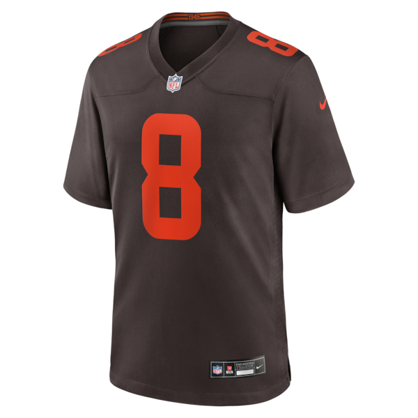 Dillon Gabriel Cleveland Browns Nike Alpha Dawg Game Jersey - Brown