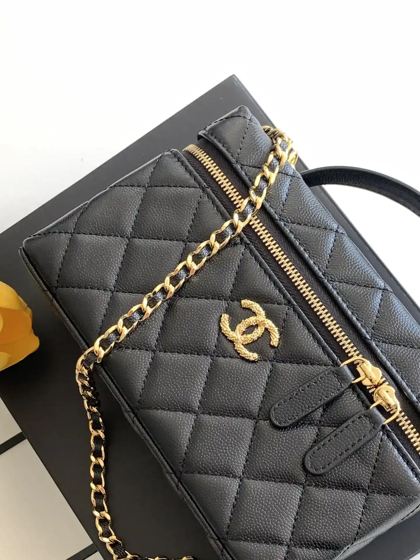 Chanel Black Quilted Leather Crossbody Bag product photo from LabelPicks