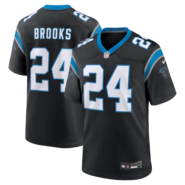 Jonathon Brooks Carolina Panthers Nike  Game Jersey -  Black