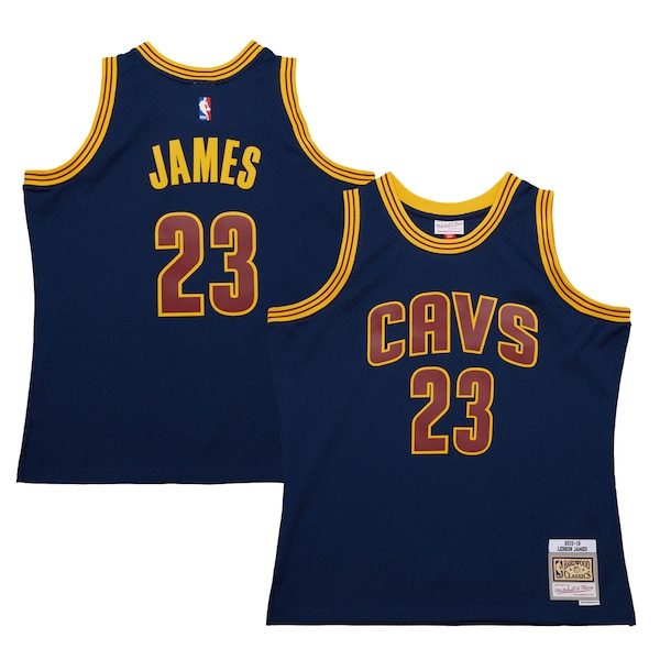 LeBron James Cleveland Cavaliers  2015/16 Hardwood Classics Swingman Jersey - Navy