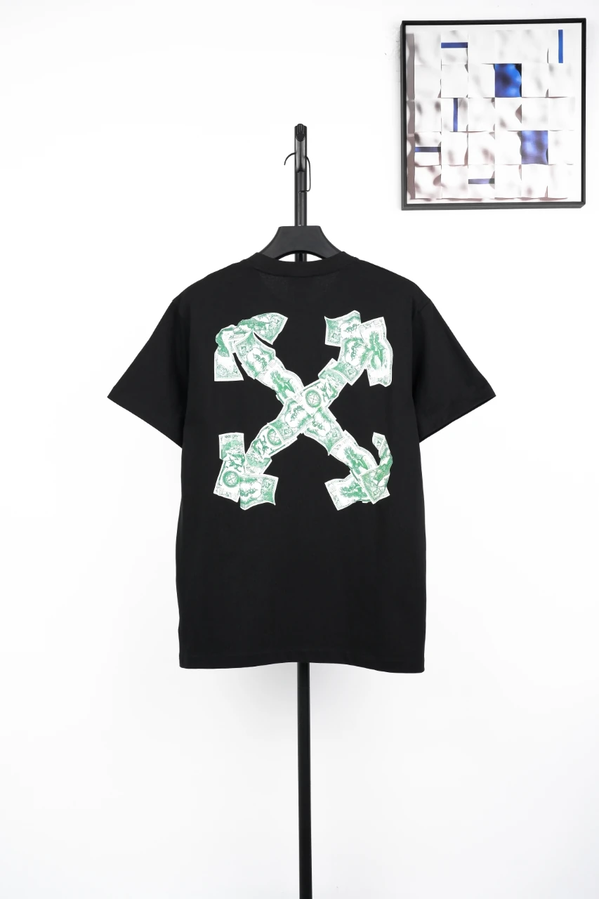 Off-White Black Dollar Tape Arrow T-Shirt product photo from LabelPicks
