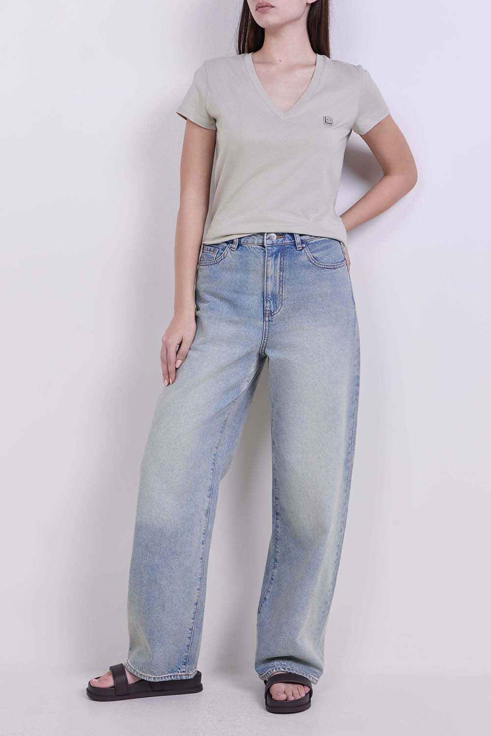 ARMANI EXCHANGE חולצת טי בגזרת סלים