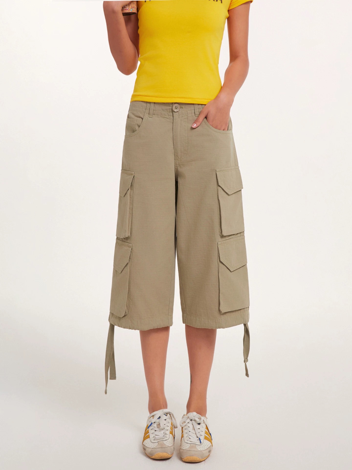 New Straight wide-leg pants