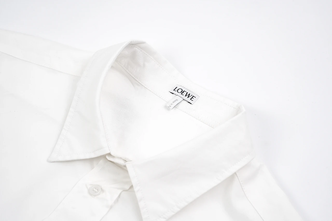 LOEWE White Pocket Anagram Embroidered Shirt product photo from LabelPicks