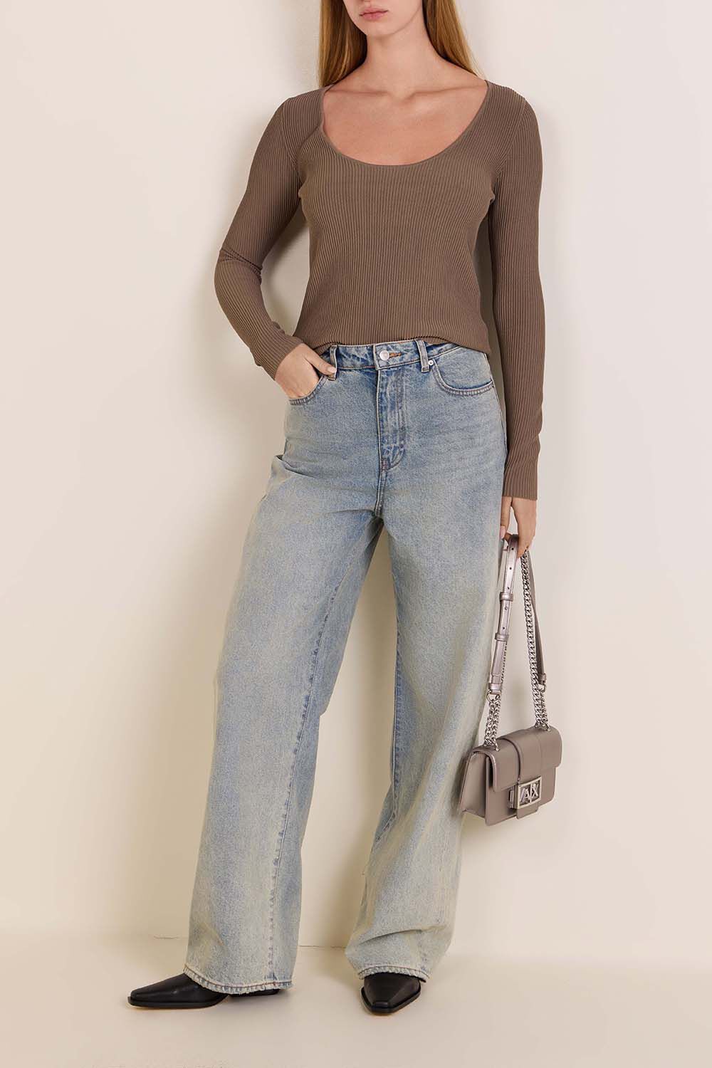 ARMANI EXCHANGE חולצת ריב