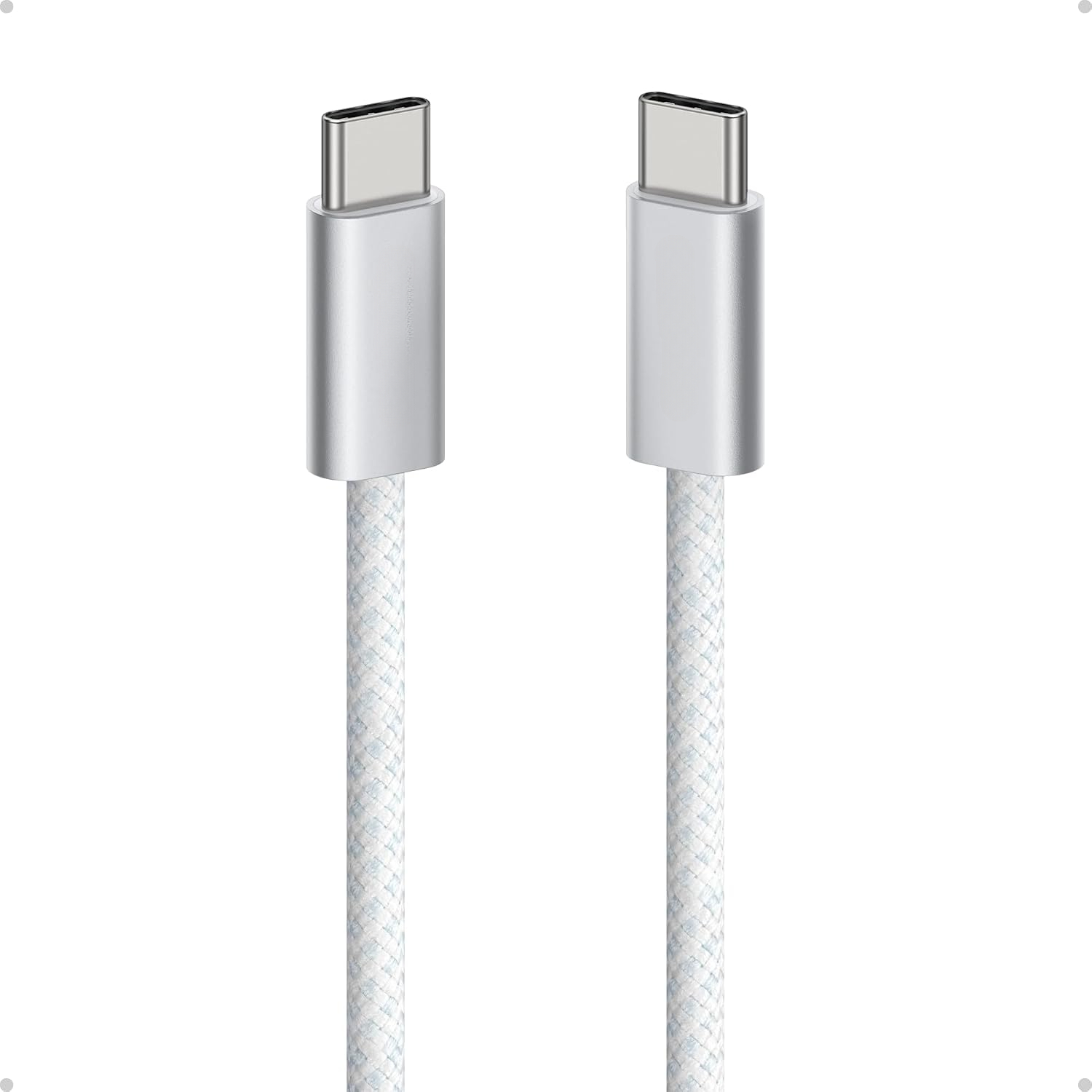 USB C to USB C Cable, 240W Fast Charging Cable (6 ft, Blue) (2.4m, Blue)