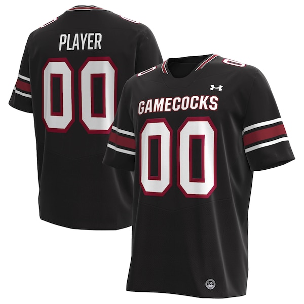 South Carolina Gamecocks Under Armour Alternate NIL Pick-A-Player Replica Football Jersey - Black/Garnet
