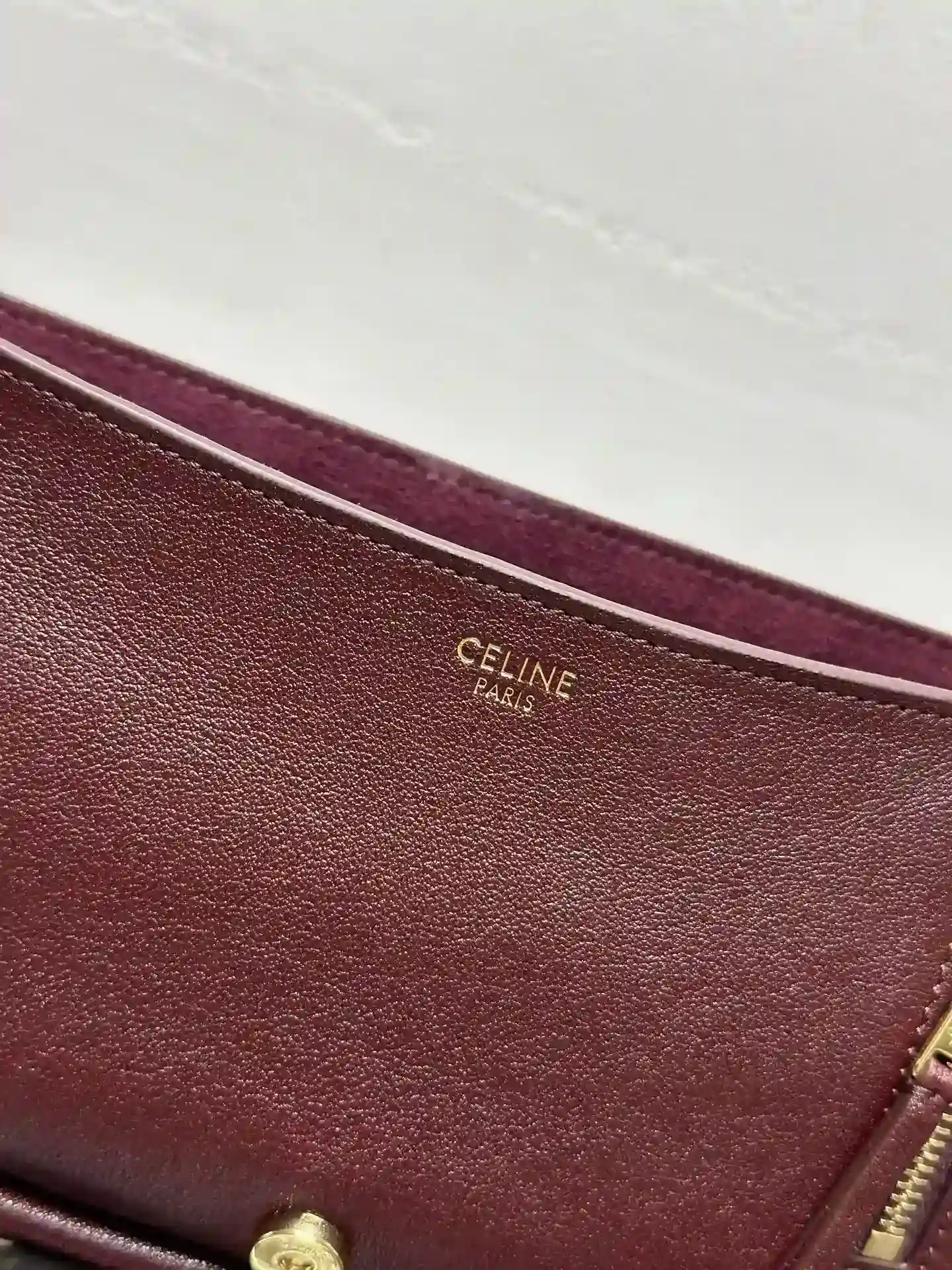 Celine Lambskin Triomphe Crossbody Bag product photo from LabelPicks