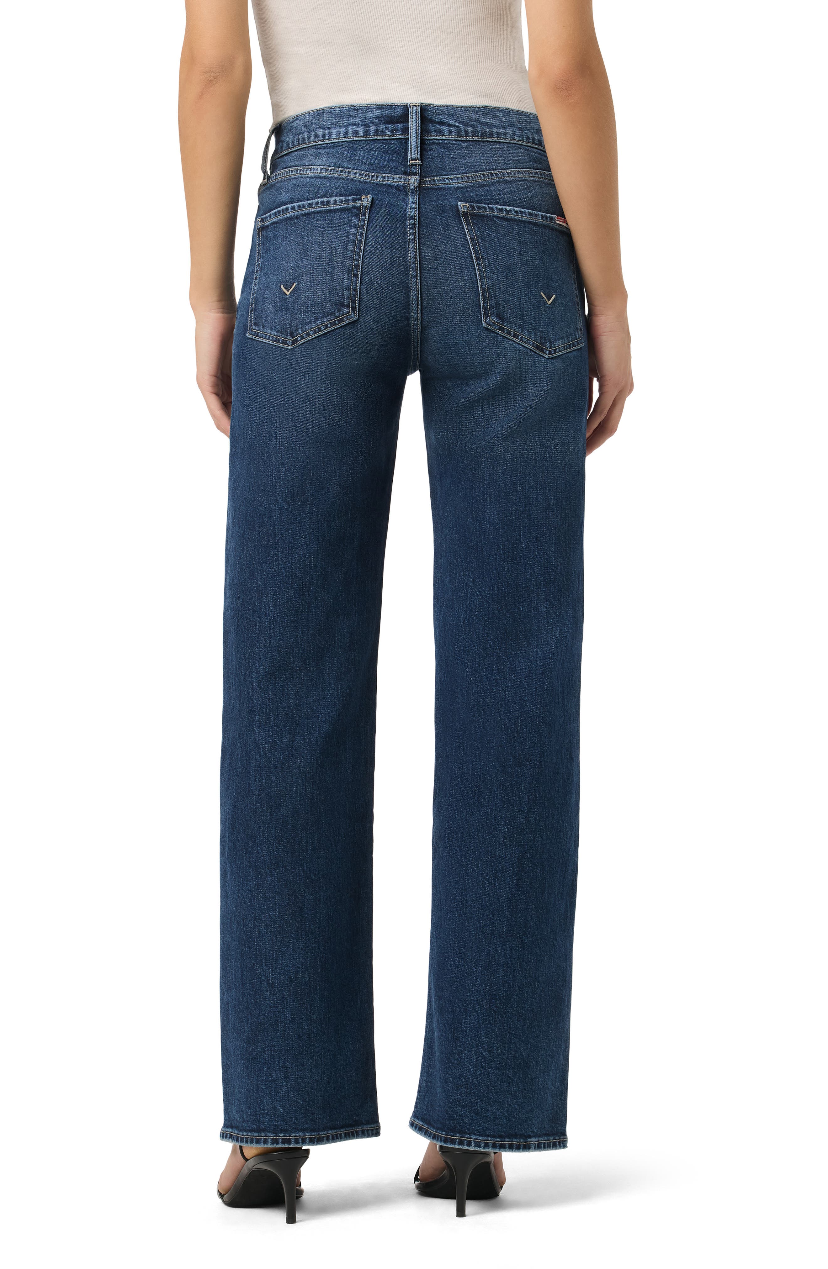 Hudson Jeans Rosalie High Waist Wide Leg Jeans