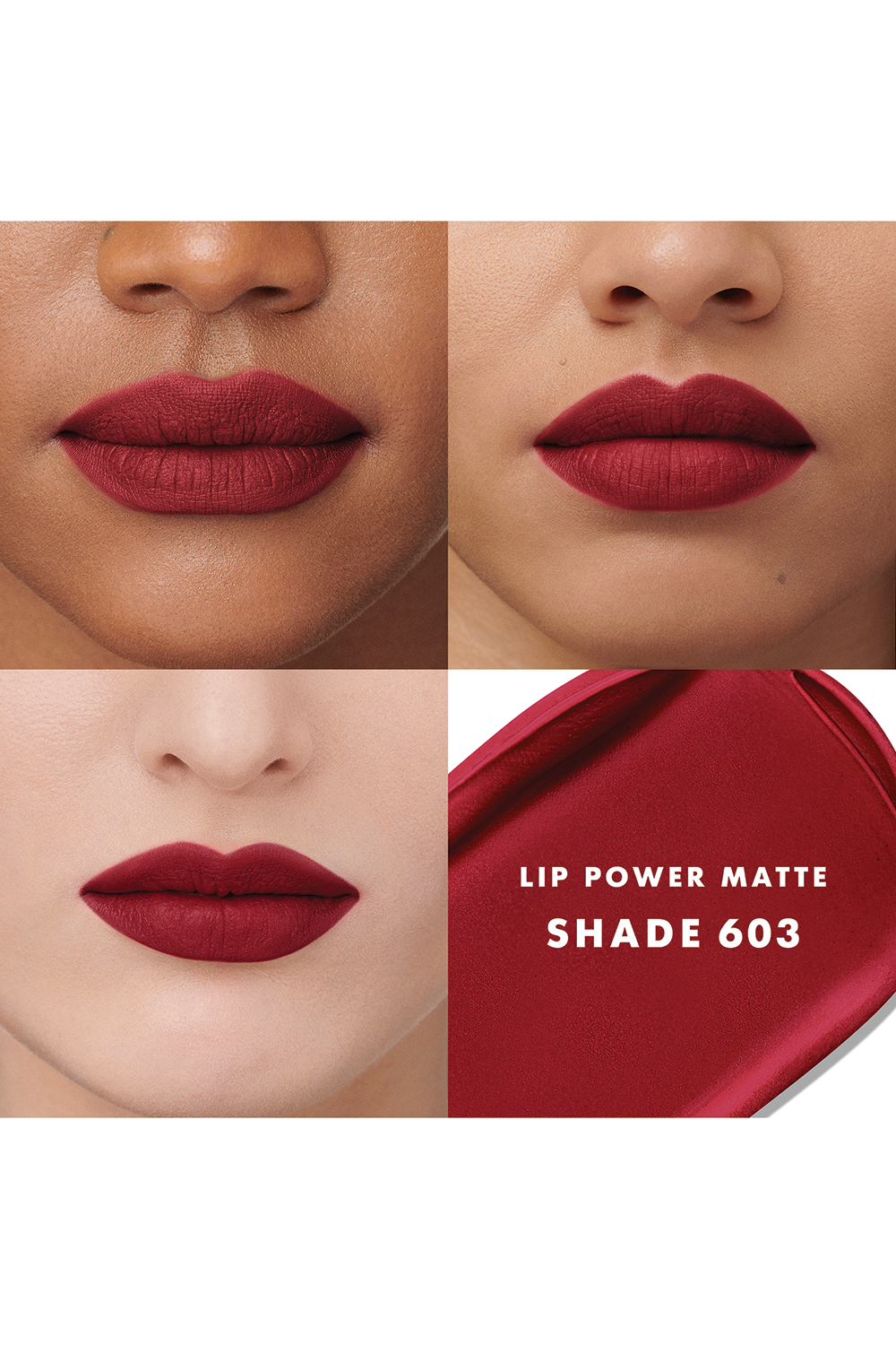 ARMANI BEAUTY שפתון עמיד ליפ פאוור בגימור מאט 603