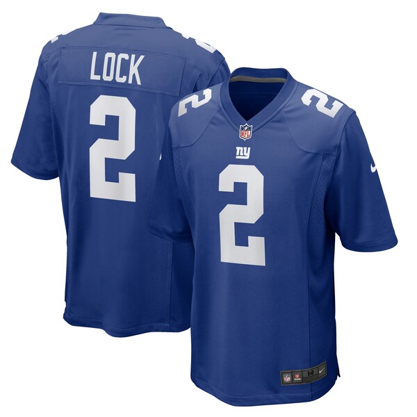 Drew Lock New York Giants Nike Team Game Jersey -  Royal