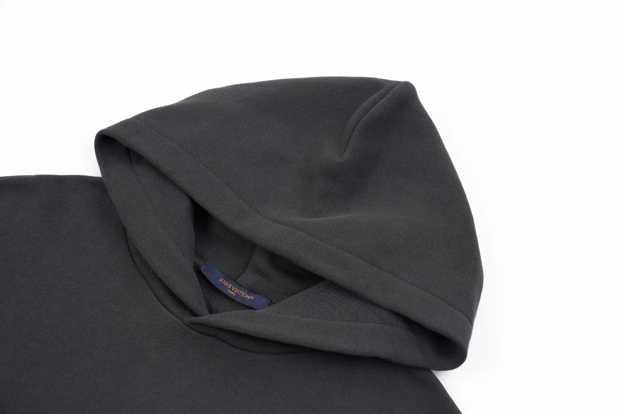 Louis Vuitton Black Beaded Embroidered Hoodie product photo from LabelPicks