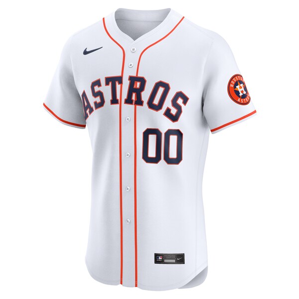 Houston Astros Nike Home Elite Custom Jersey - White