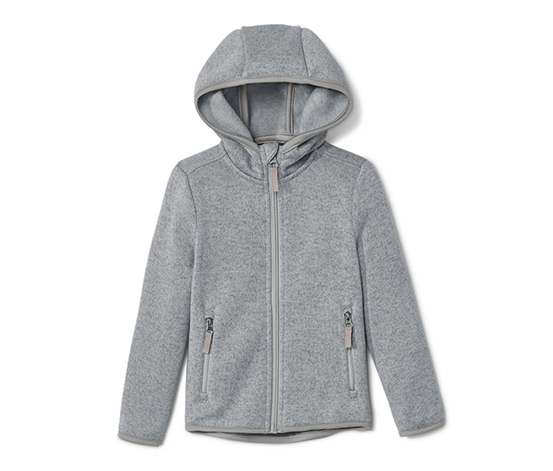 Kinder-Strickfleecejacke