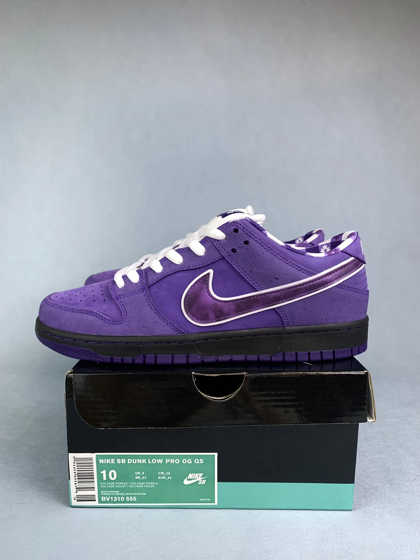 Concepts x Nike SB Dunk Low 'Purple Lobster' Shoes product photo from LabelPicks