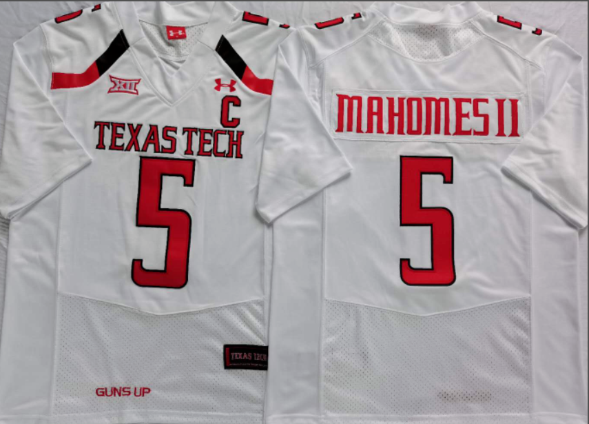 Patrick Mahomes II NCAA Texas Tech Red Raiders Under Armour Vapor Limited Jersey