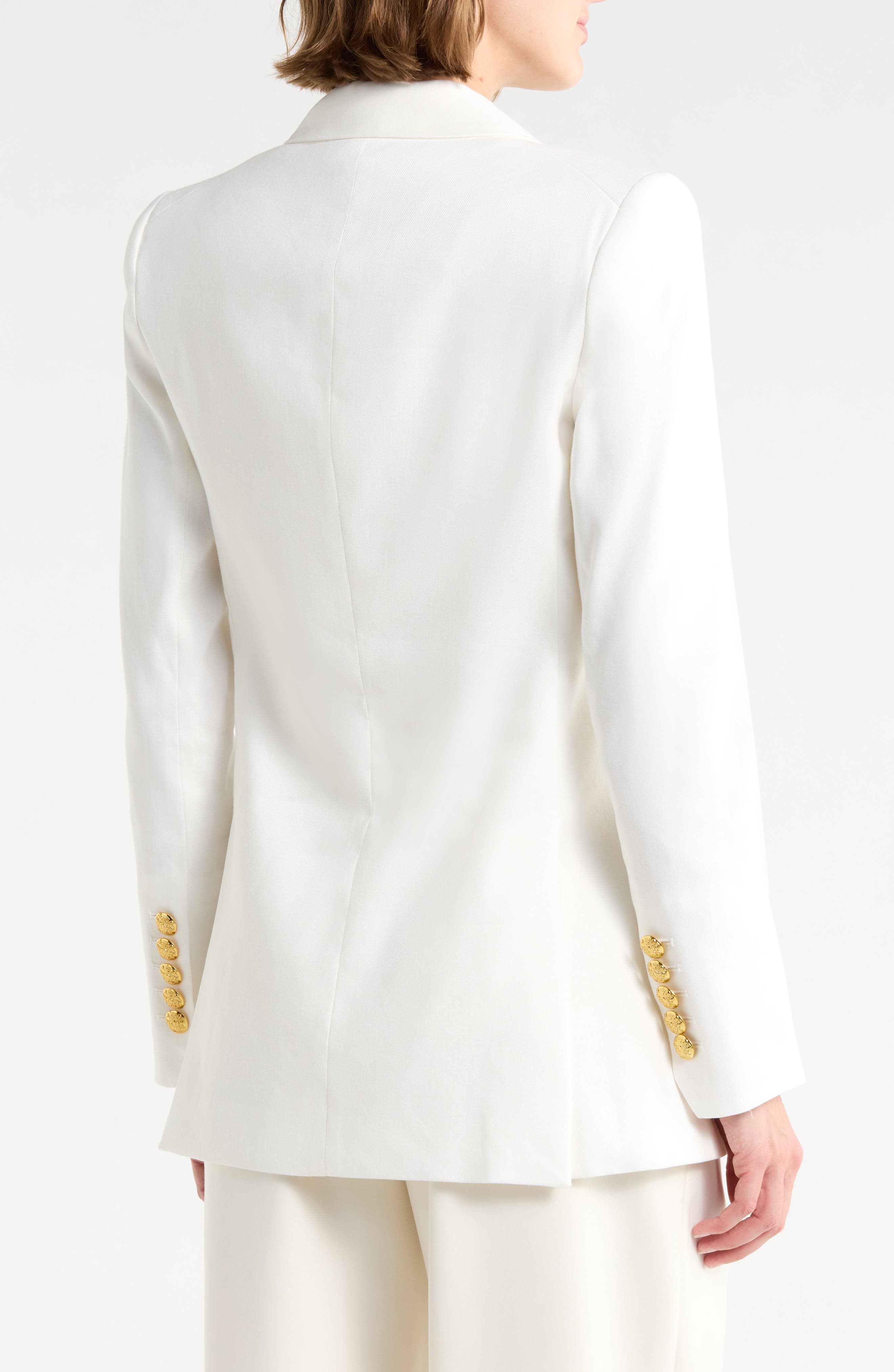 Veronica Beard Dale Linen Blend Dickey Jacket