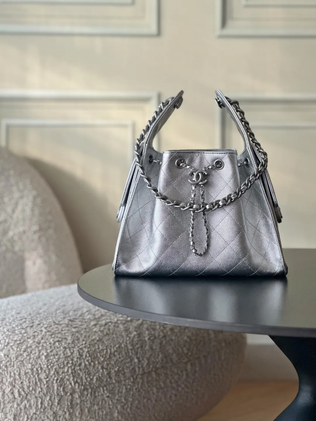 Chanel Quilted Leather Bucket Bag product photo from LabelPicks