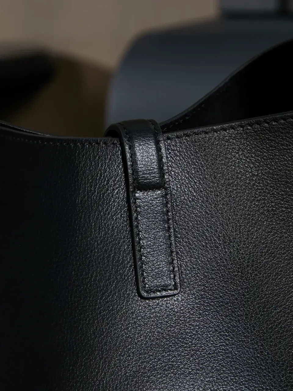 Saint Laurent Grained Leather Hobo Bag product photo from LabelPicks