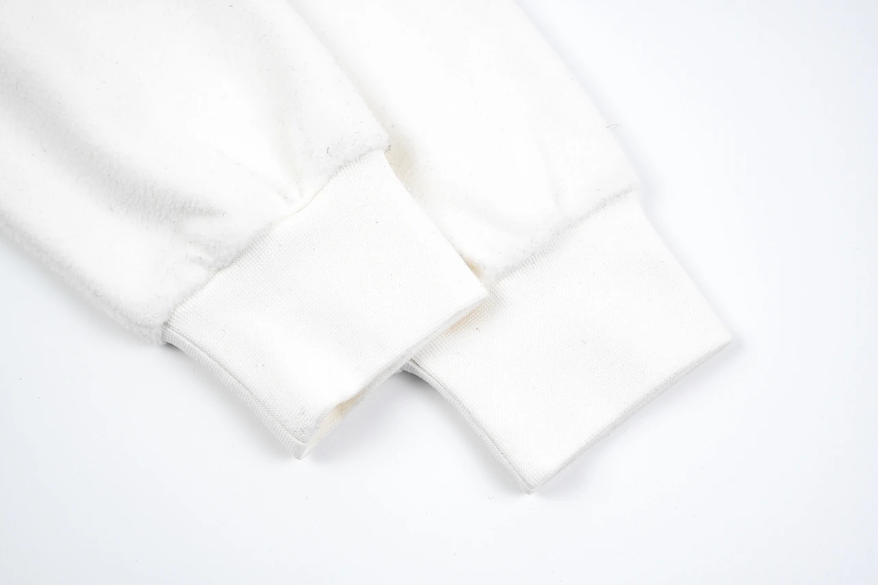 Ralph Lauren White Pony Embroidered Fleece Long Sleeve Polo Shirt product photo from LabelPicks