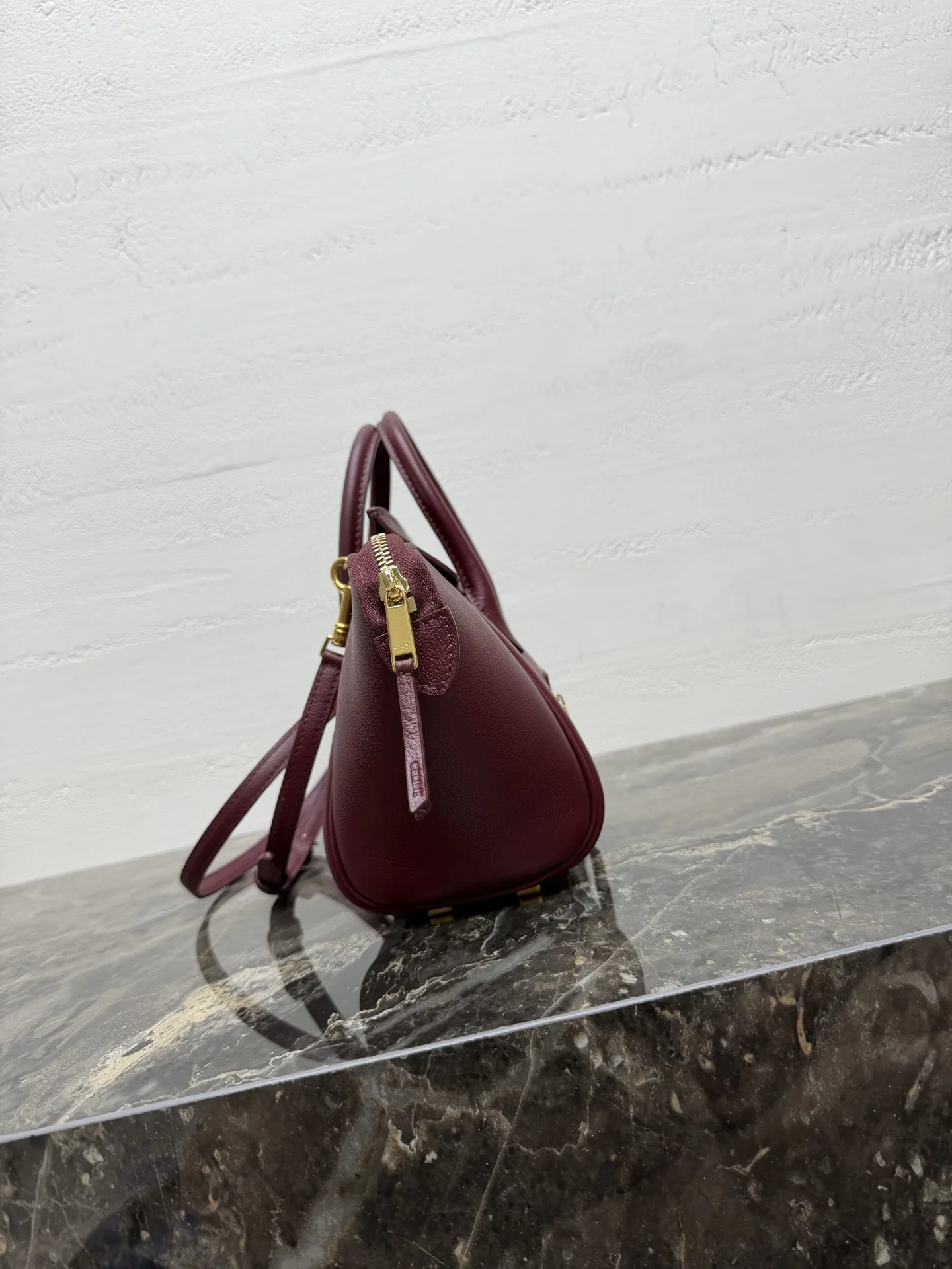 Celine Luggage Grained Leather Top Handle Bag product photo from LabelPicks