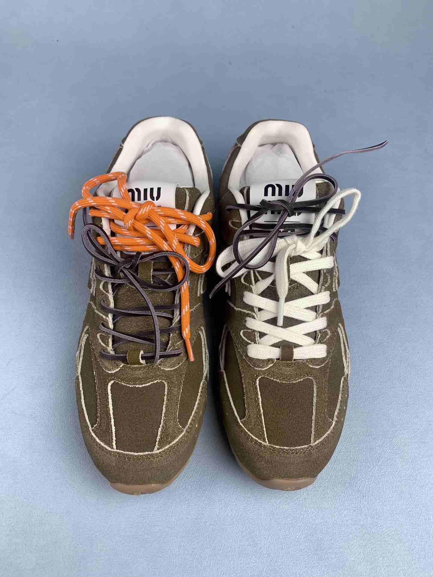New Balance X Miu Miu 530 SL suede sneakers