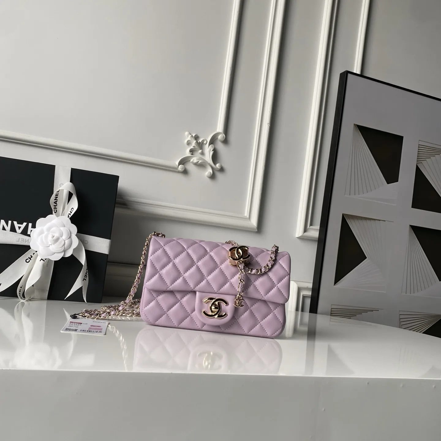 Chanel Lambskin Classic Flap Shoulder Bag product photo from LabelPicks