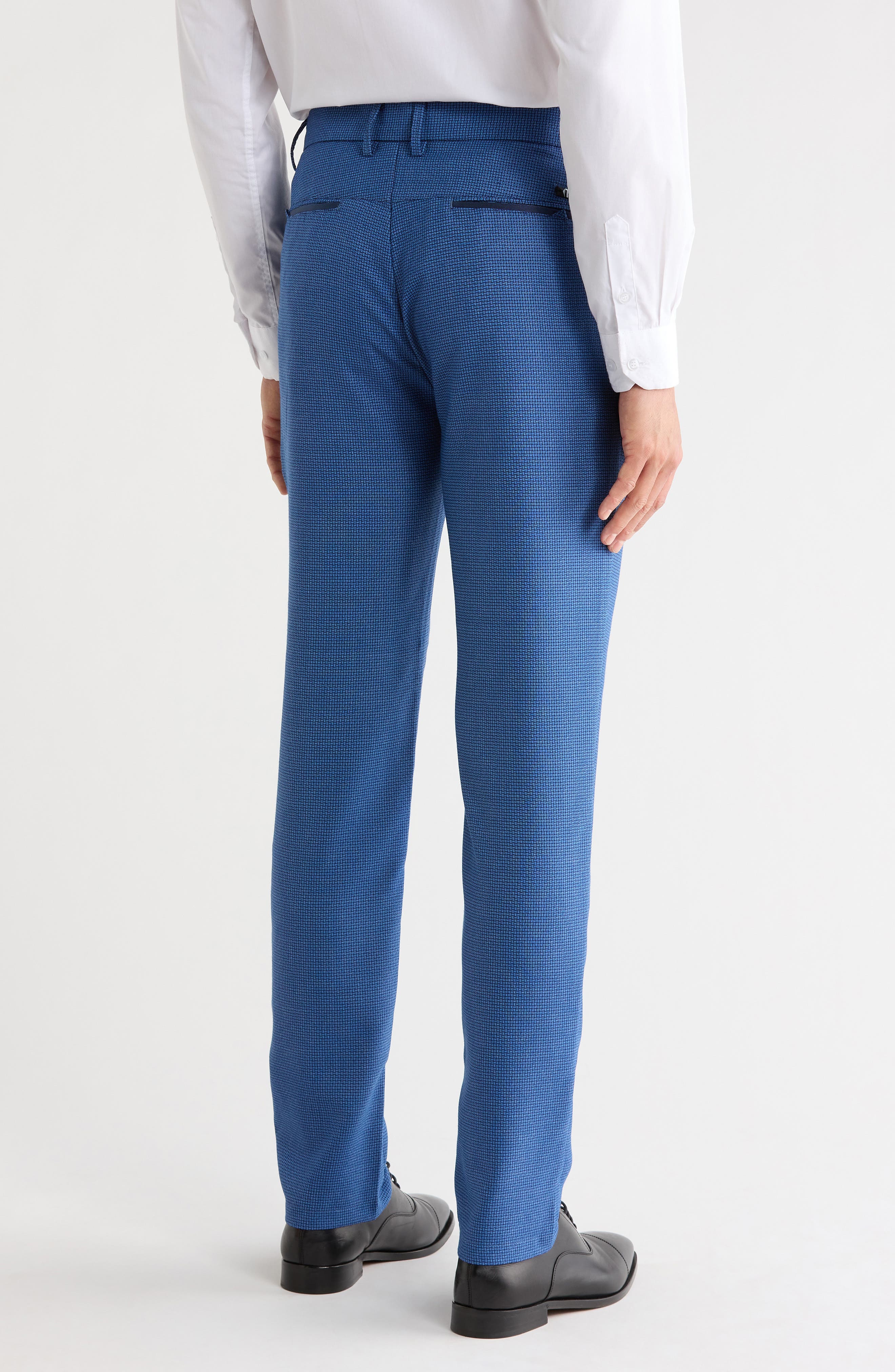 T.R. PREMIUM Plaid Straight Leg Trousers