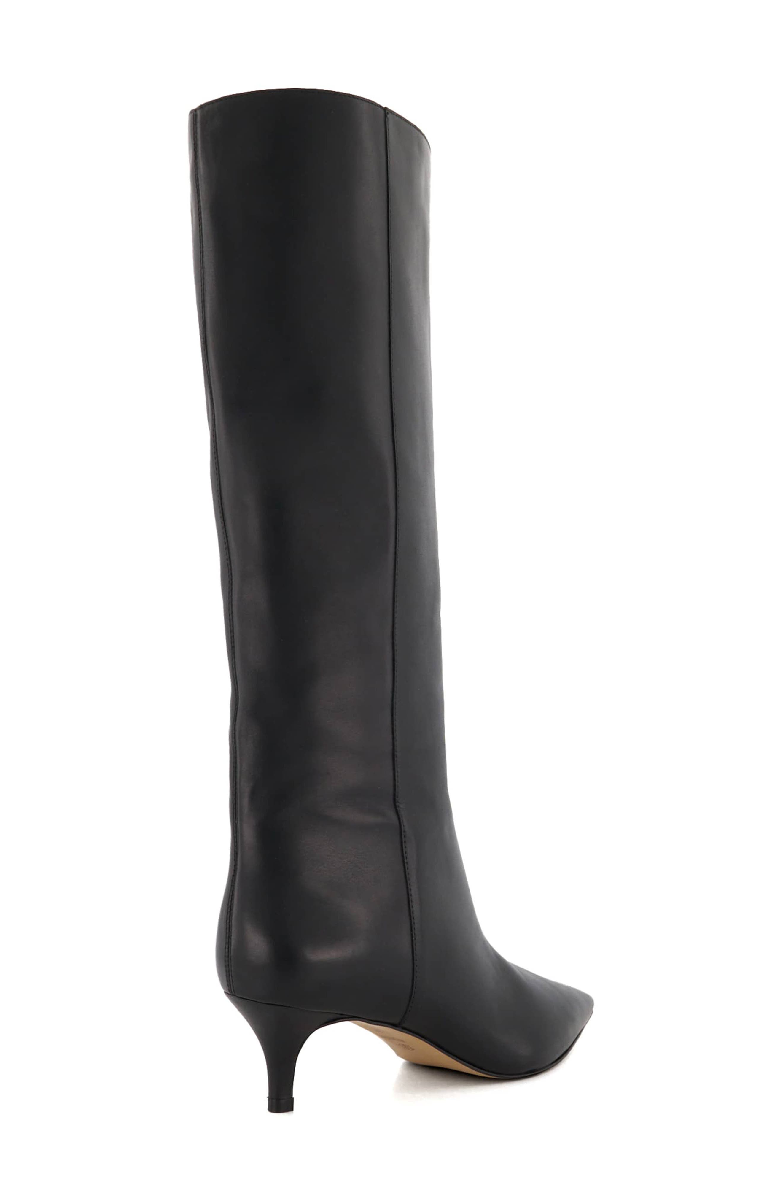 Dune London Smooth Knee High Boot