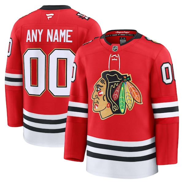 Chicago Blackhawks  Centennial Premium Custom Jersey - Red