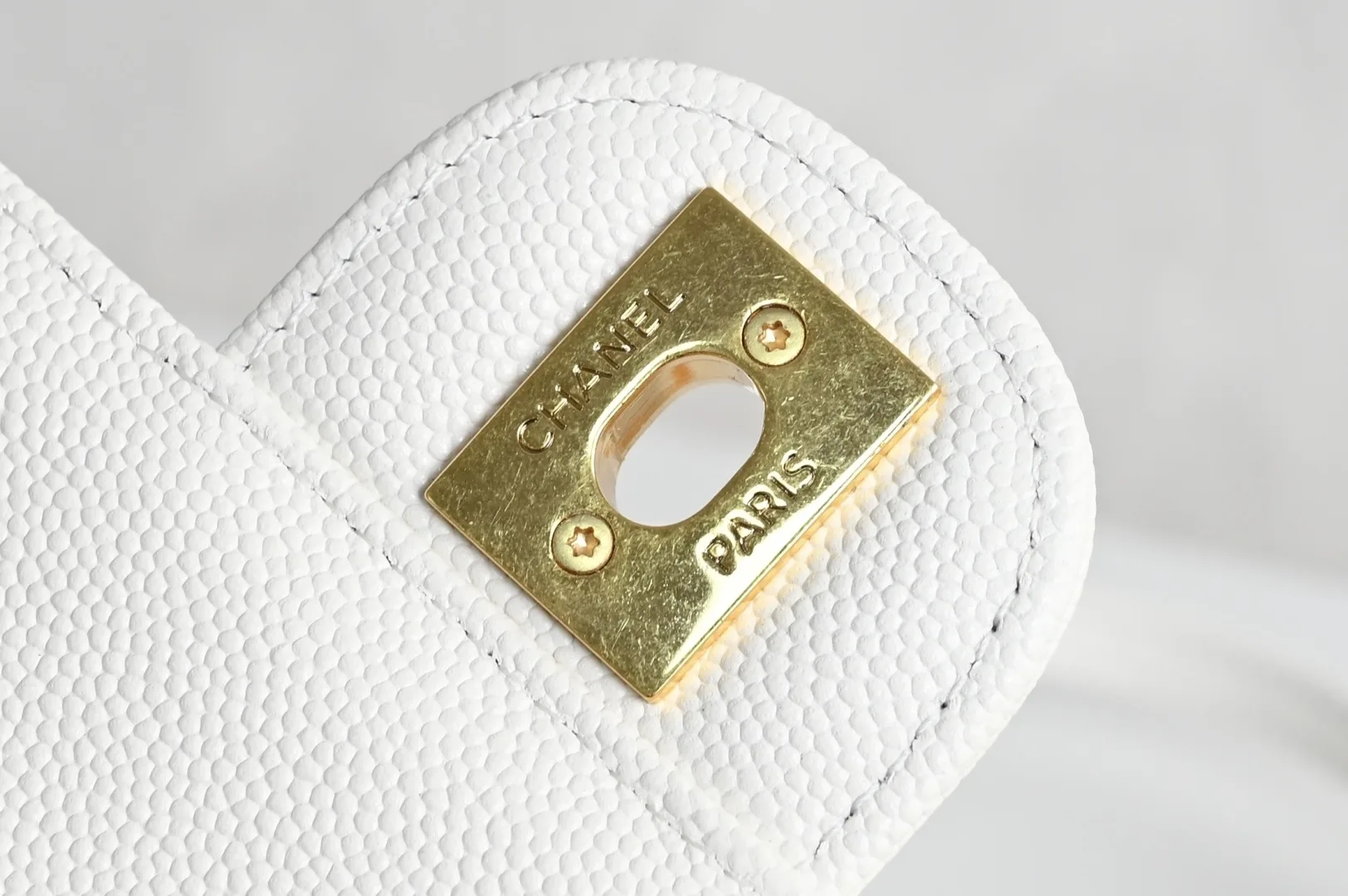 Chanel White Calfskin Shoulder Bag product photo from LabelPicks