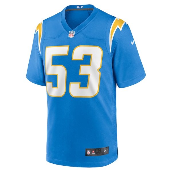 Chris Collins Los Angeles Chargers Nike Team Game Jersey -  Powder Blue