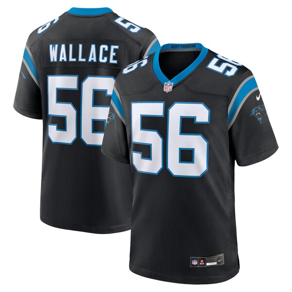 Trevin Wallace Carolina Panthers Nike  Game Jersey -  Black