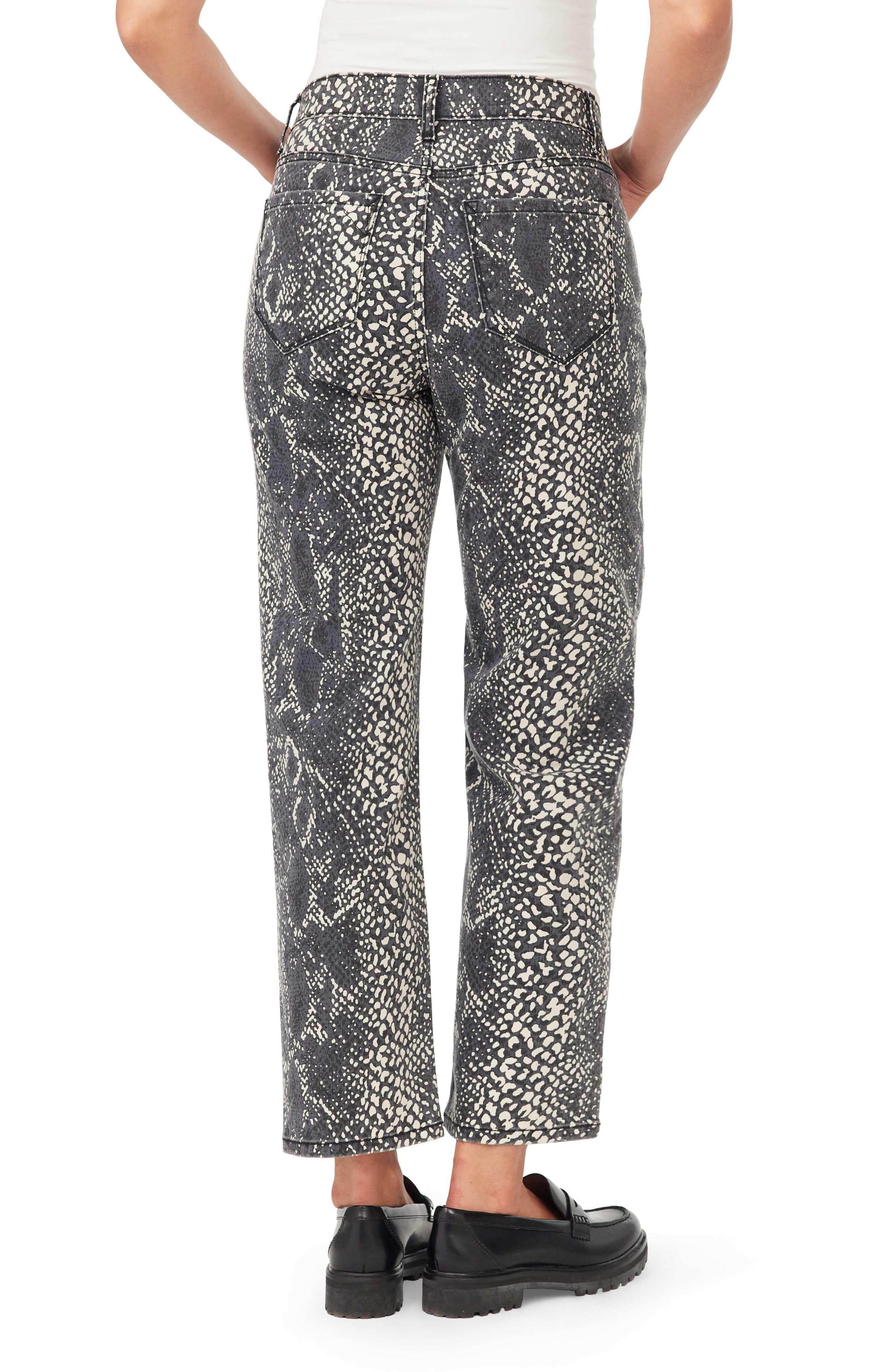 Kensie High Rise Slim Straight Crop Jean