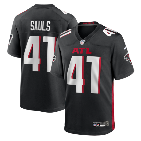 Ben Sauls Atlanta Falcons Nike Team Game Jersey -  Black