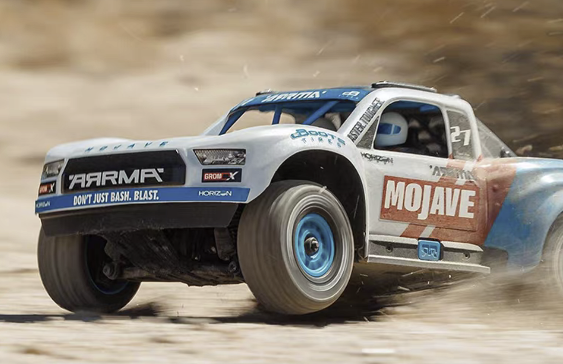 ARRMA MOJAVE GROM BLX 1/16 Brushless Desert Truck / Remote Control Toy Car - GreshamTech