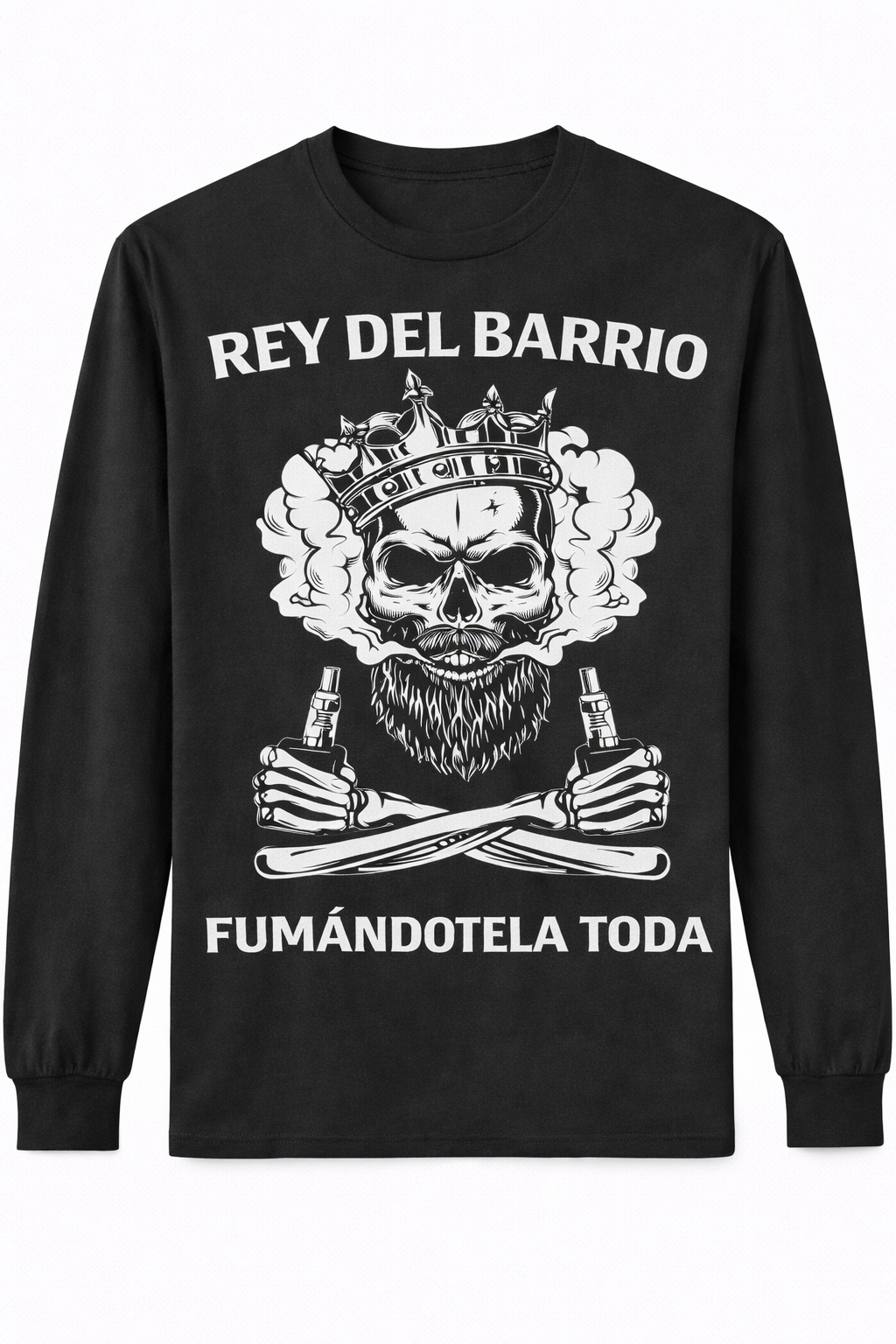 Remera “Rey del Barrio” – Calle y Calavera