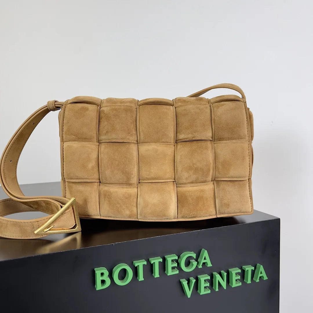 Bottega Veneta Cassette Green Intrecciato Woven Leather Crossbody Bag product photo from LabelPicks