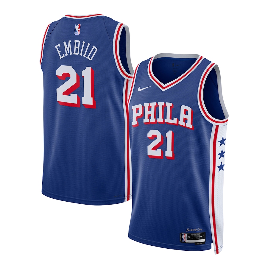 Joel Embiid Philadelphia 76ers Nike Unisex Swingman Jersey - Association Edition - Royal