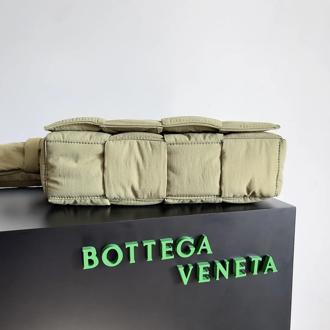 Bottega Veneta Cassette Green Nylon Belt Bag product photo from LabelPicks