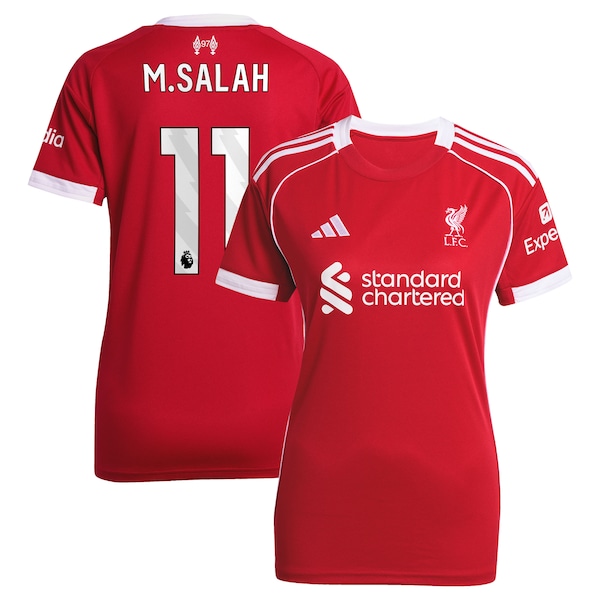 Mohamed Salah Liverpool adidas Women's 2025/26 Home Replica Jersey - Red