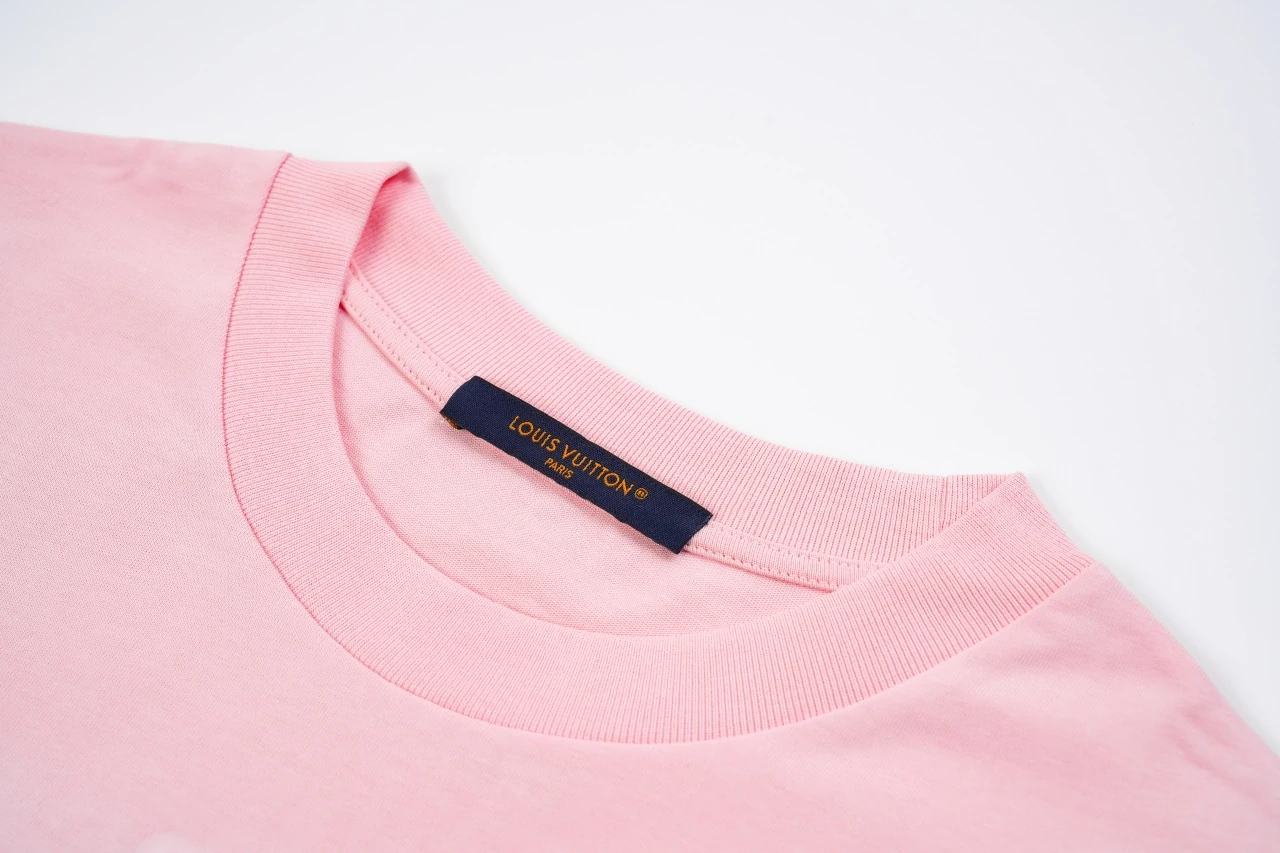Louis Vuitton Pink Embossed Logo T-Shirt product photo from LabelPicks