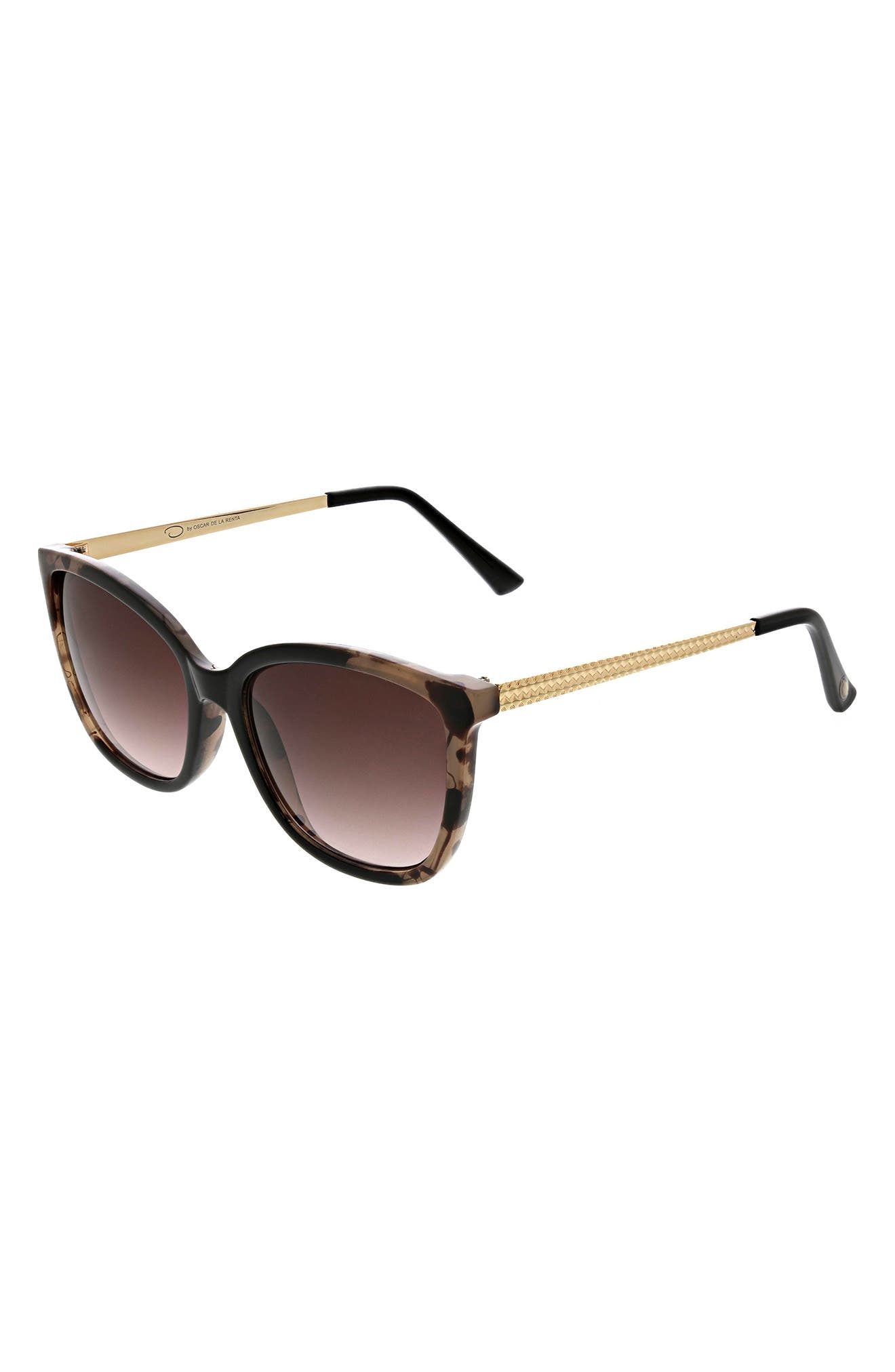 Oscar de la Renta 57mm Square Flare Sunglasses