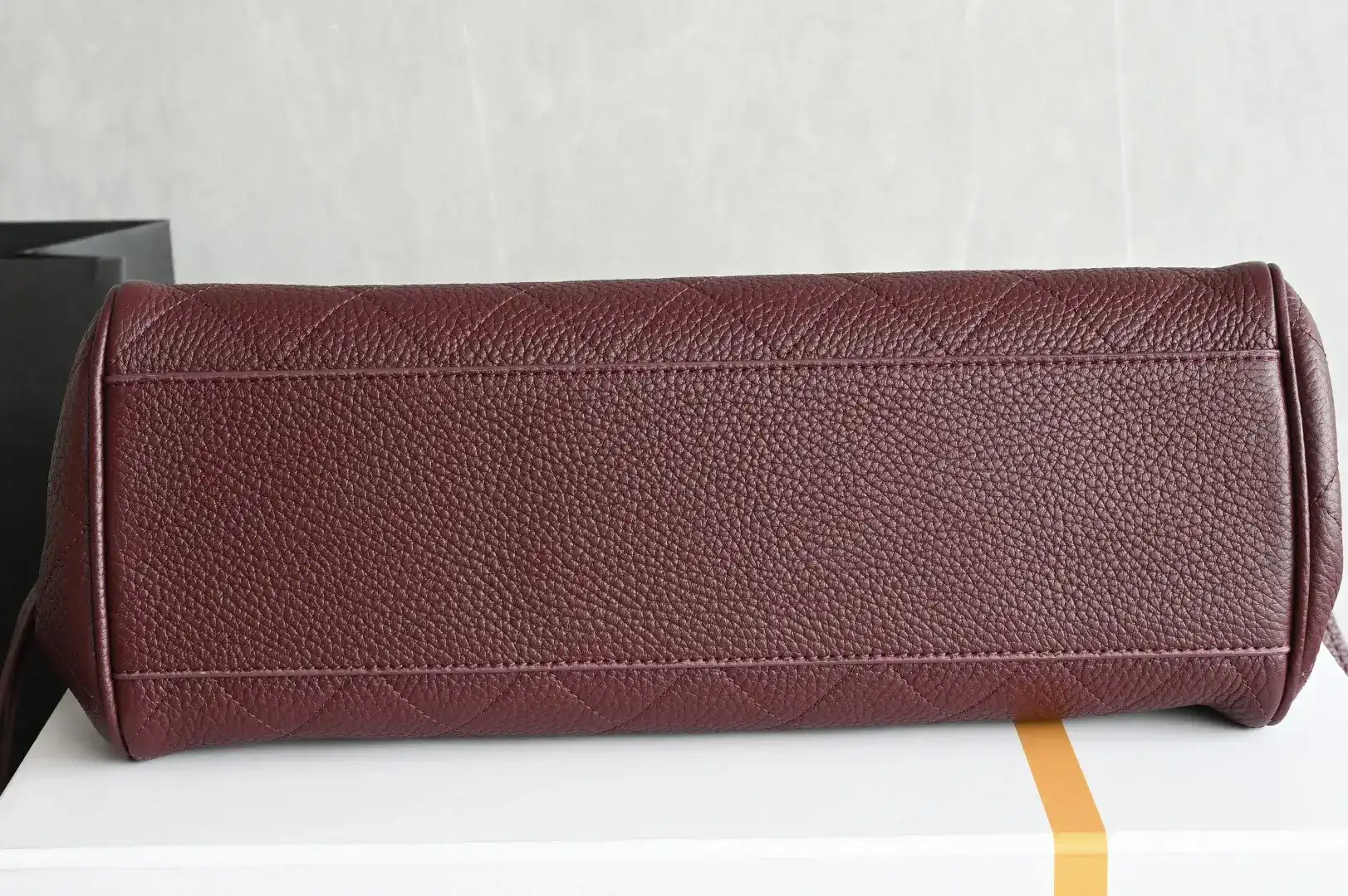 Chanel Burgundy Calfskin Top Handle Bag product photo from LabelPicks