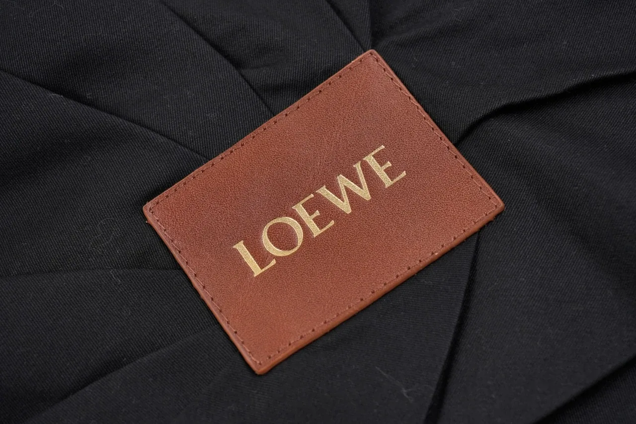 LOEWE Black Pleated Back Zip Jacket product photo from LabelPicks