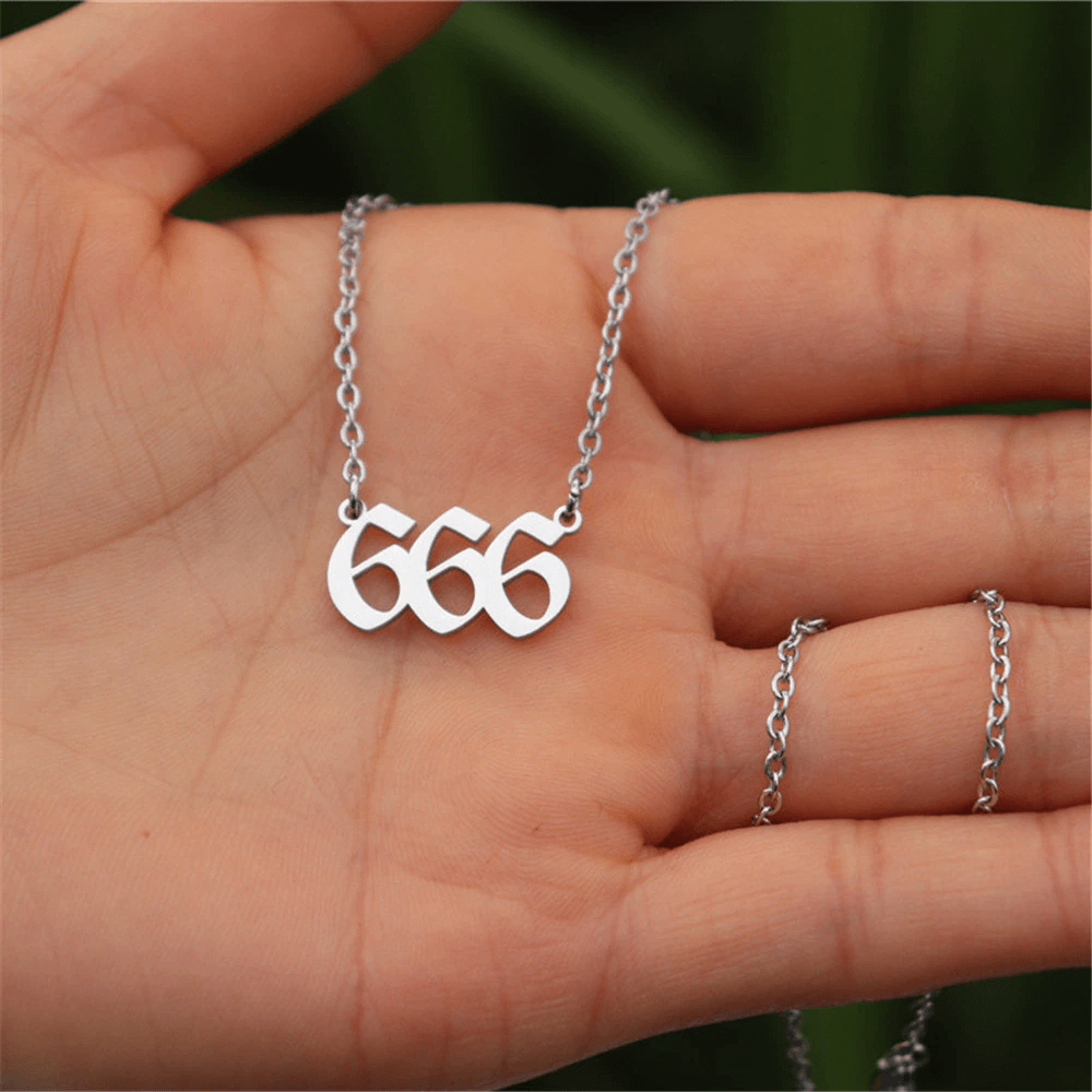 Angel Number Necklace 111-999 with 18K Gold Plated