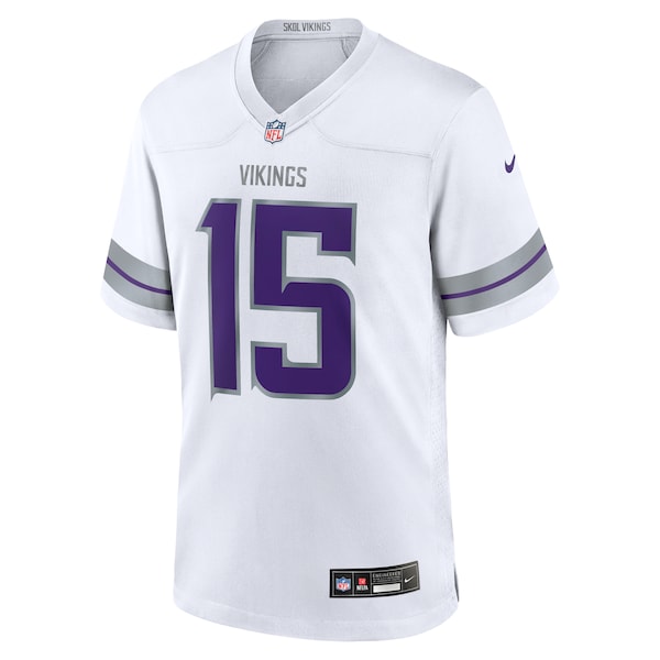 Dallas Turner Minnesota Vikings Nike Alternate Game Player Jersey - White